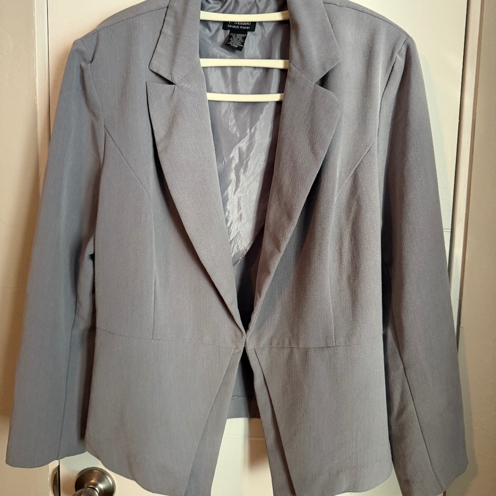 PLUS SIZE (20W) T.Milano Grey Jacket (Business Casual)